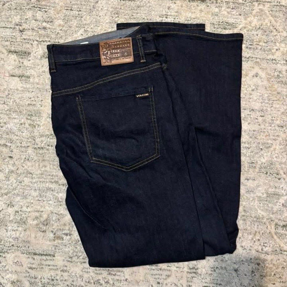Volcom Men's Deep Indigo Straight Jeans